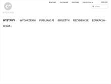 Tablet Screenshot of kronika.org.pl