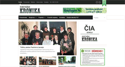 Desktop Screenshot of kronika.lt